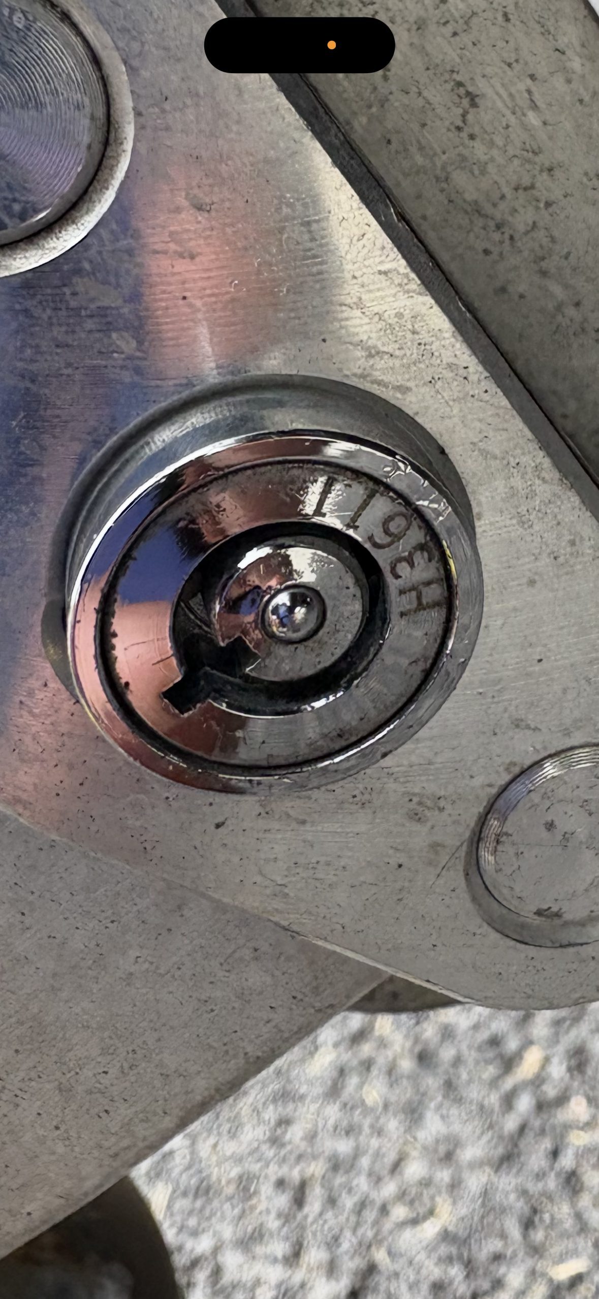 High-security lock cylinder prepared for a property security upgrade