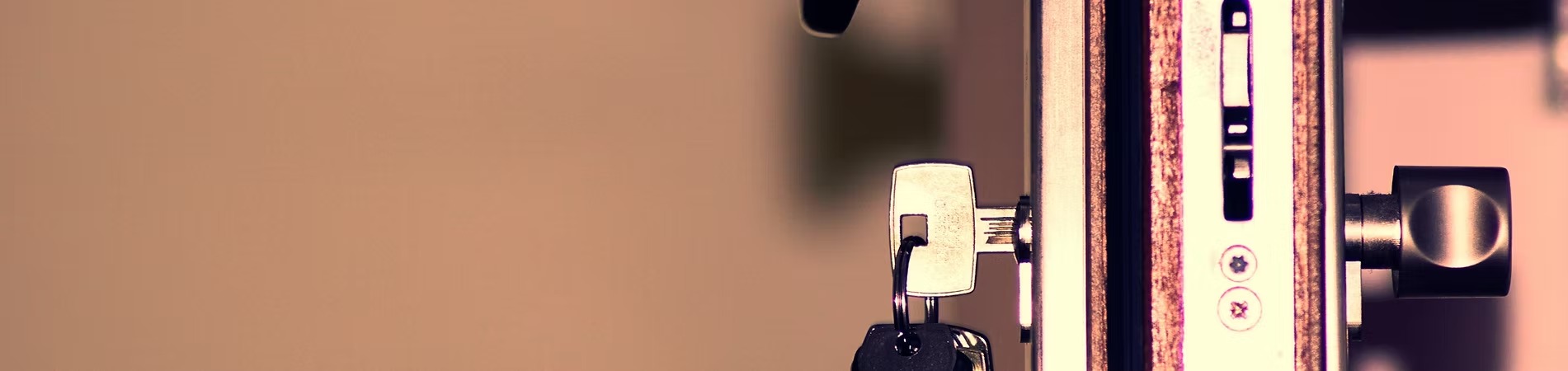 Residential door lockset with key for house lockout service in Colorado Springs